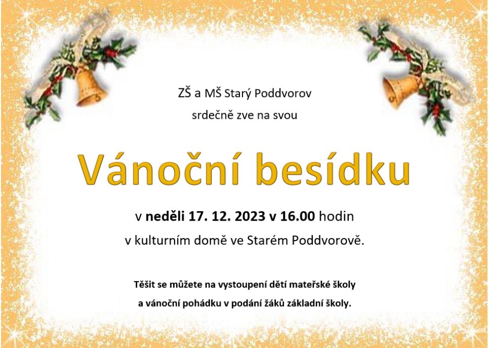 Vánoční besídka